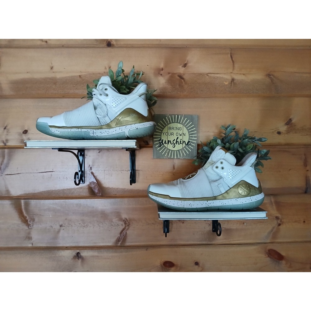 li ning Way of Wade Shadow The Sixth Man White Gold New Without The Box US 9
